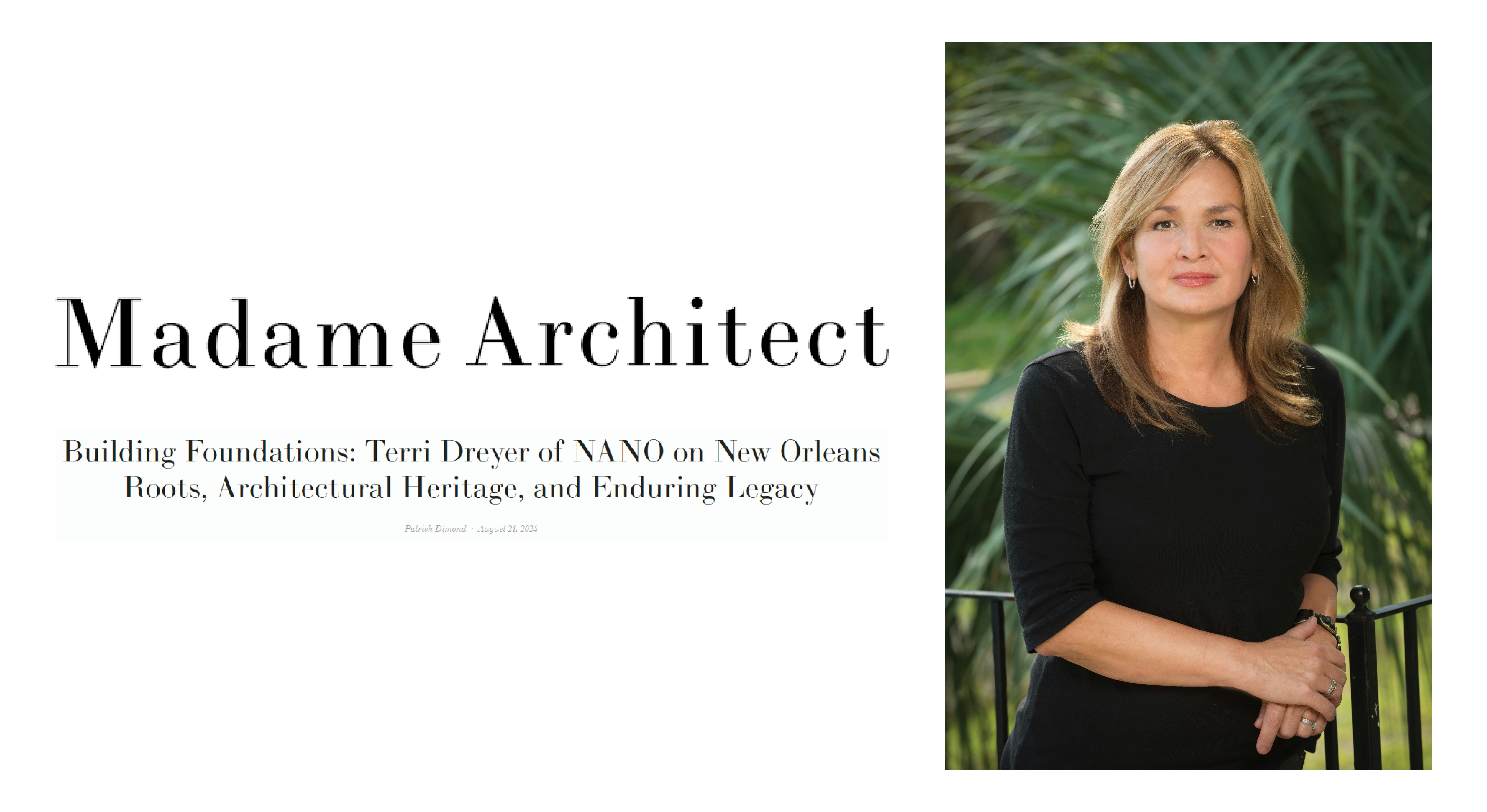 Madame Architect Interviews NANO's Founder Terri Dreyer