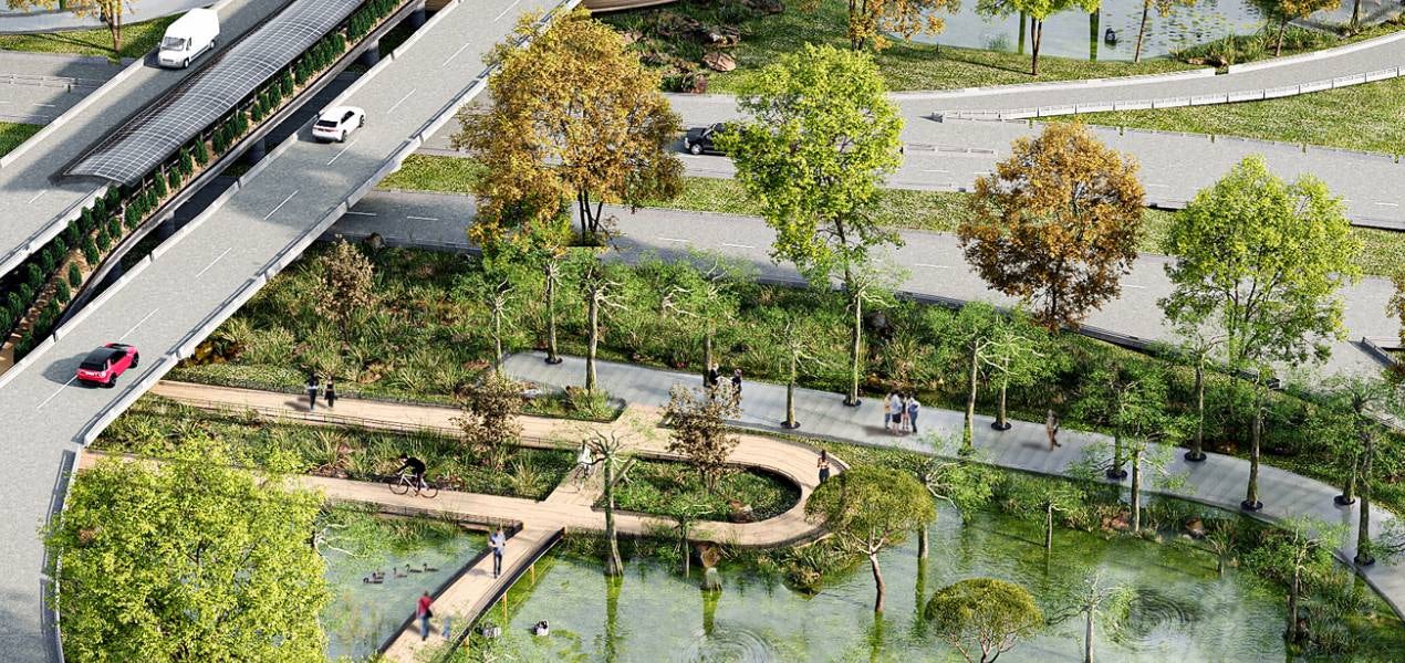 How can New Orleans public spaces become storm-ready hubs?